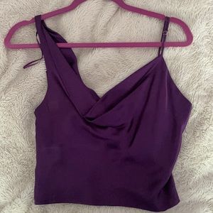 Selling Zara purple top. Selling because I am an xxs and this is an xs.